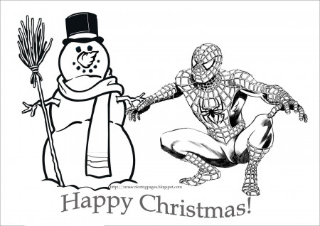 christmas coloring pages | spiderman christmas coloring pages for boys and  girls who are … | Spiderman christmas, Valentine coloring pages, Christmas  coloring pages