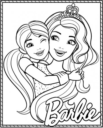 Barbie coloring pages for girls ...