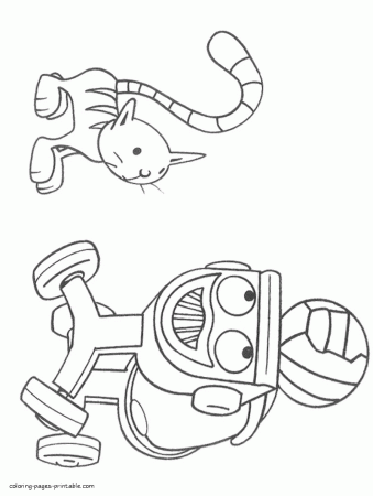 Bob the Builder colouring pages for preschoolers 9 || COLORING-PAGES -PRINTABLE.COM