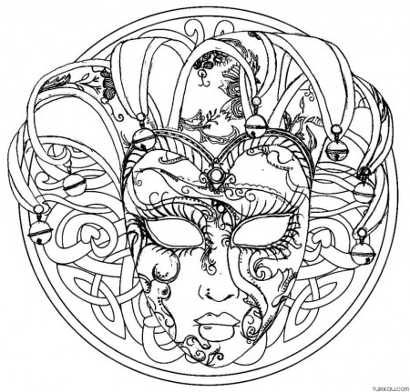 Carnival Mandala Coloring Pages For Adults » Turkau