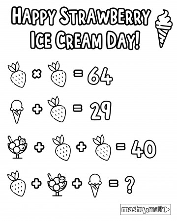 Free Math Coloring Pages for Grades 1-8 — Mashup Math