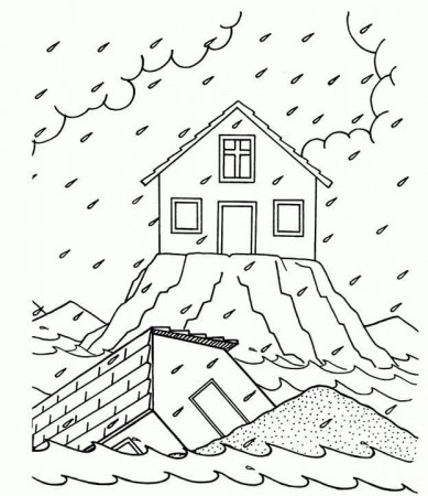 Big Flood Coloring Page - Free Printable Coloring Pages for Kids