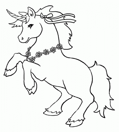 Tier Realistic Unicorn Coloring Pages Download And Print For Free ...