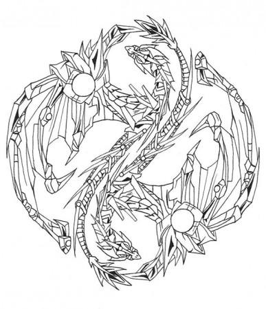 Yin And Yang Coloring Pages - Coloring Pages 2019