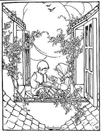 vintage coloring book pages vintage coloring pages on masivy world ...
