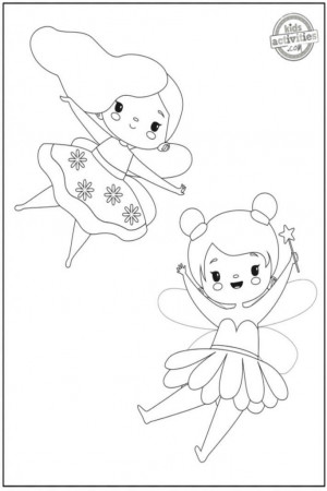 Magical Fairy Coloring Pages to Print | Kids Activities Blog