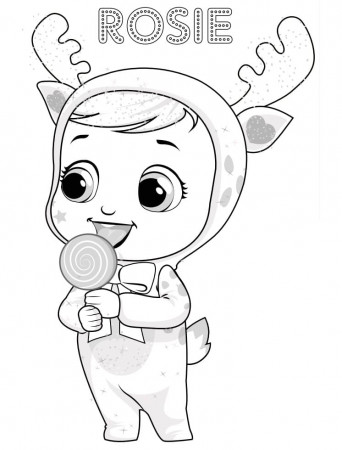Rosie Cry Babie Coloring Page - Free Printable Coloring Pages for Kids