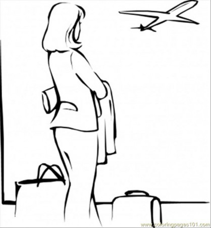 Airport Coloring Page - Free Air Transport Coloring Pages ...