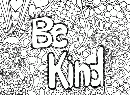 Hard For Teenagers - Coloring Pages for Kids and for Adults