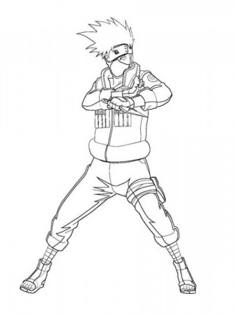 Kakashi Hatake coloring pages