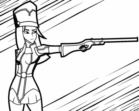 Coloring page Arcane : Caitlyn 4