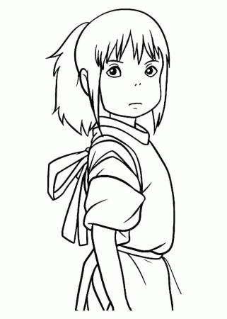 Spirited Away Coloring Pages - Coloring Pages For Kids And Adults