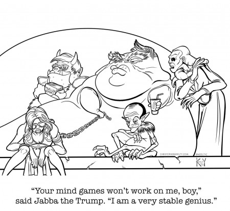 Jabba the Trump: A comic and coloring page! | by Christopher Keelty | Medium