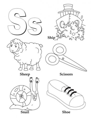 My A to Z Coloring Book Letter S coloring page | Download Free My ...