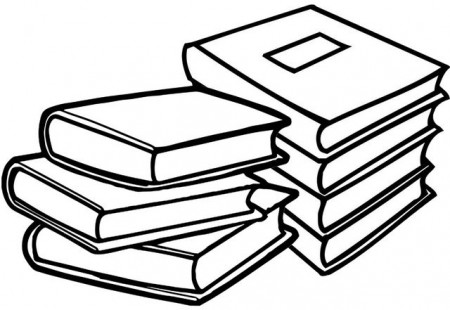 Stack of Books Coloring Page | Coloring books, Coloring pages, Stack of  books