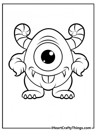 Printable Monster Coloring Pages (Updated 2023)