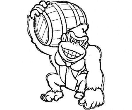 Donkey Kong 15 Coloring Pages
