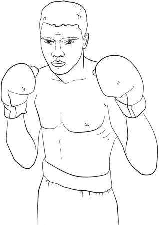 Boxing Coloring Pages - Best Coloring Pages For Kids