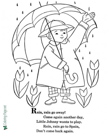 Nursery Rhymes - Nursery Rhyme Coloring Pages