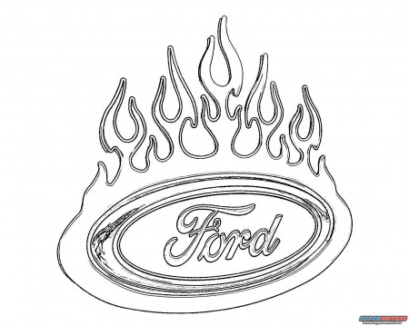 Ford trucks coloring pages download and print for free