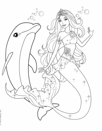 free printable mermaid coloring pages