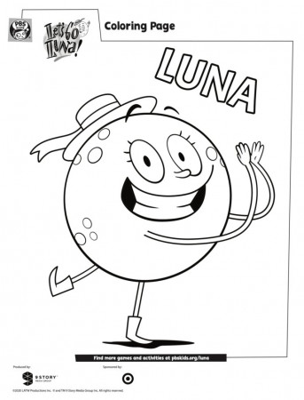 Luna Coloring Page | Kids Coloring Pages | PBS KIDS for Parents