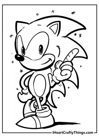 Sonic The Hedgehog Coloring Pages - 100% Free (2023)