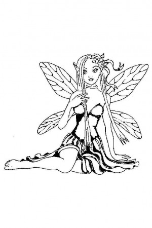 Elves and Fairies Colouring Pages