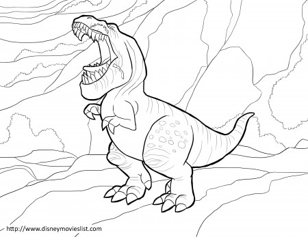 Free Arlo The Good Dinosaur Coloring Page Sheet