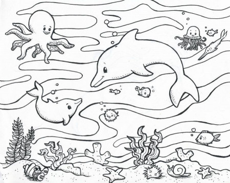 Beach Ocean Coloring Pages - Сoloring Pages For All Ages