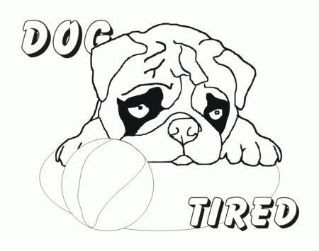 Printable Pug Coloring Pages – AZ Coloring Pages Coloring Pages Of ...