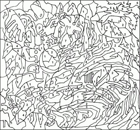 coloring pages | Color by numbers ...