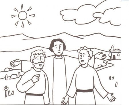 First disciples of Jesus coloring pages |Jesus Calls His Disciples