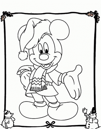 12 Pics of Christmas Coloring Pages Mickey And Minnie - Minnie ...