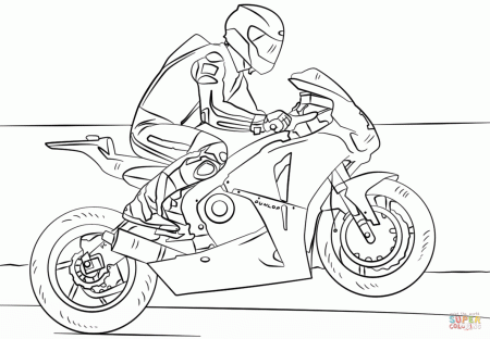 Motorcycle Coloring Pages For Adults at GetDrawings.com ...