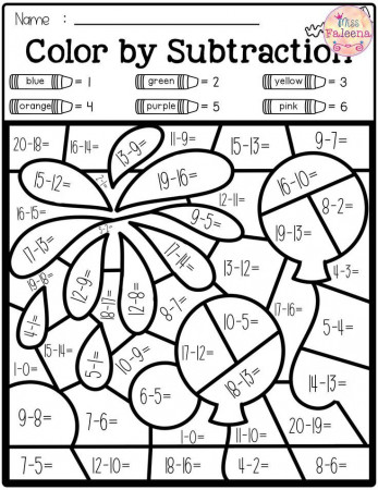 Coloring Pages : Coloring For Kids Free Addition Sheets Math ...