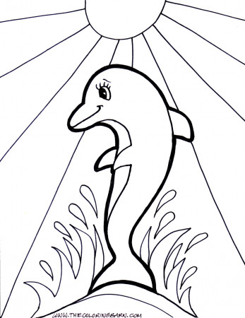 Dolphin Coloring Pages - Dr. Odd