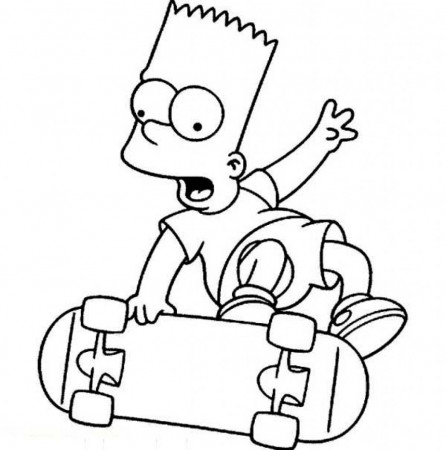 Coloring Pages : Coloring Pages Bart Simpson To Print Free Supreme Lisa 47  Fantastic Bart Simpson Coloring Pages ~ Off-The Wall ATL