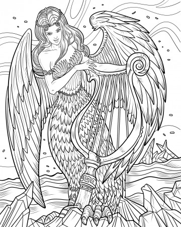 Angel Coloring Pages Tag: 26 Splendi Angel Coloring Pages For Adults. 29 Angel  Coloring Book Picture Ideas.