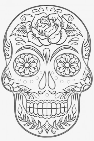3878550_free Sugar Skull Coloring Page Dibujos Dia Free Muertos Para  Fabulous Pages – Stephenbenedictdyson