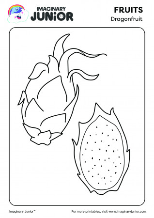 Dragonfruit Printables & Coloring Pages ...