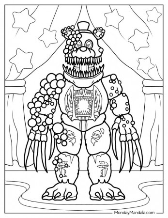 Five Nights At Freddie's Coloring Pages ...