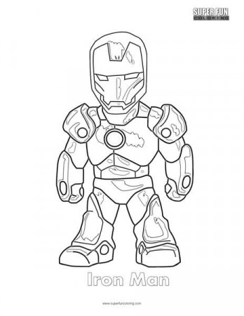 Iron Man Coloring Page - Super Fun Coloring