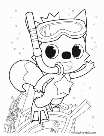 24 Baby Shark Coloring Pages (Free PDF ...