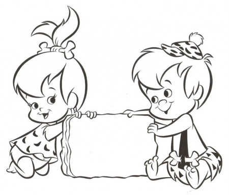 Pebbles And Bam Coloring Pages Sketch Coloring Page | Páginas para  colorear, Dibujos, Dibujos bonitos