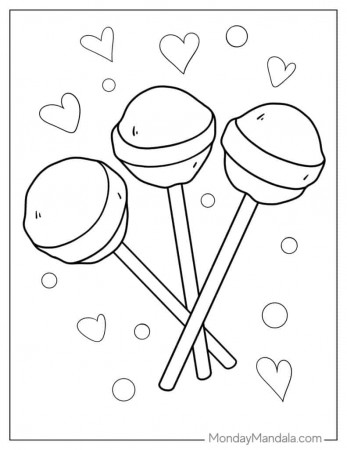 20 Lollipop Coloring Pages (Free PDF ...