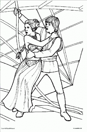 8 Pics of Luke And Leia Star Wars Coloring Pages - Star Wars Luke ...