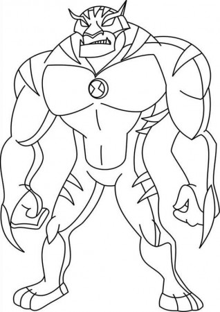 Rath from Ben 10 Omniverse Coloring Page - Free & Printable ...