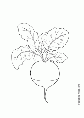 Pin on Fruits, berries and vegetables coloring pages