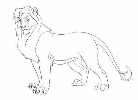 Kovu coloring pages download and print for free